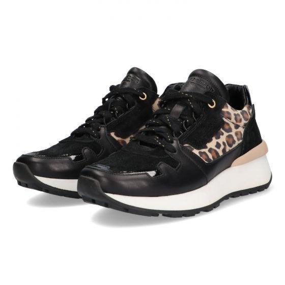 MCGregor sneakers echt leer maat 38 zwart, McGregor, Verzenden, Zwart, Sneakers of Gympen