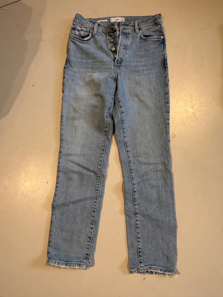 MNG Denim Giselle Jeans - Lichtblauw, Ophalen of Verzenden, Gedragen, Blauw, W28 - W29 (confectie 36)