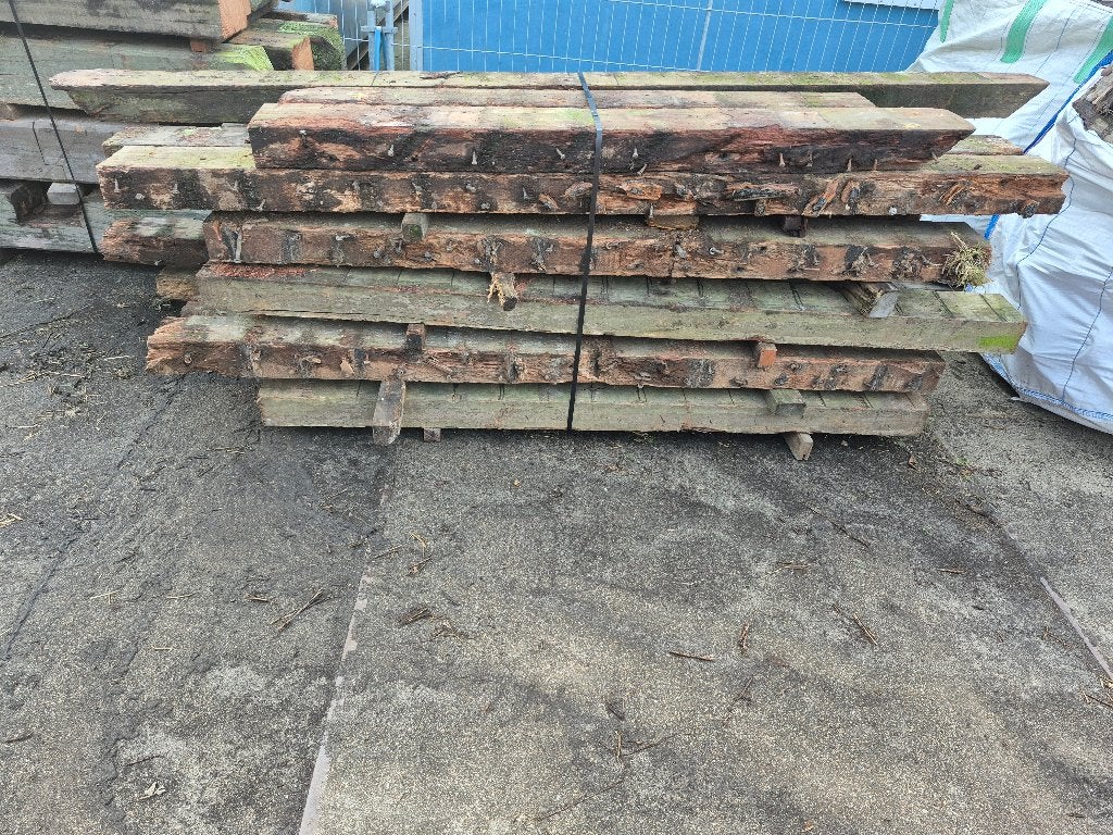 Azobé balken, 12x20x250cm, Ophalen, Gebruikt, Hardhout, 250 cm of meer