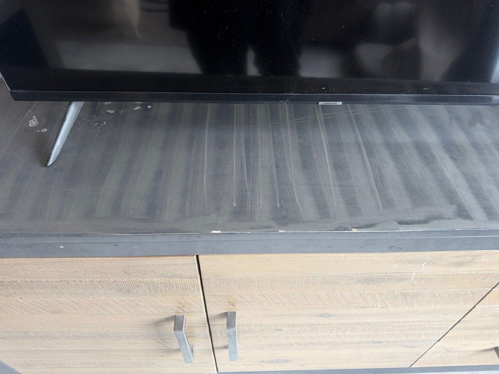 eettafel met stoelen en bank tv dressoir, Ophalen, Gebruikt, 25 tot 50 cm, Minder dan 100 cm