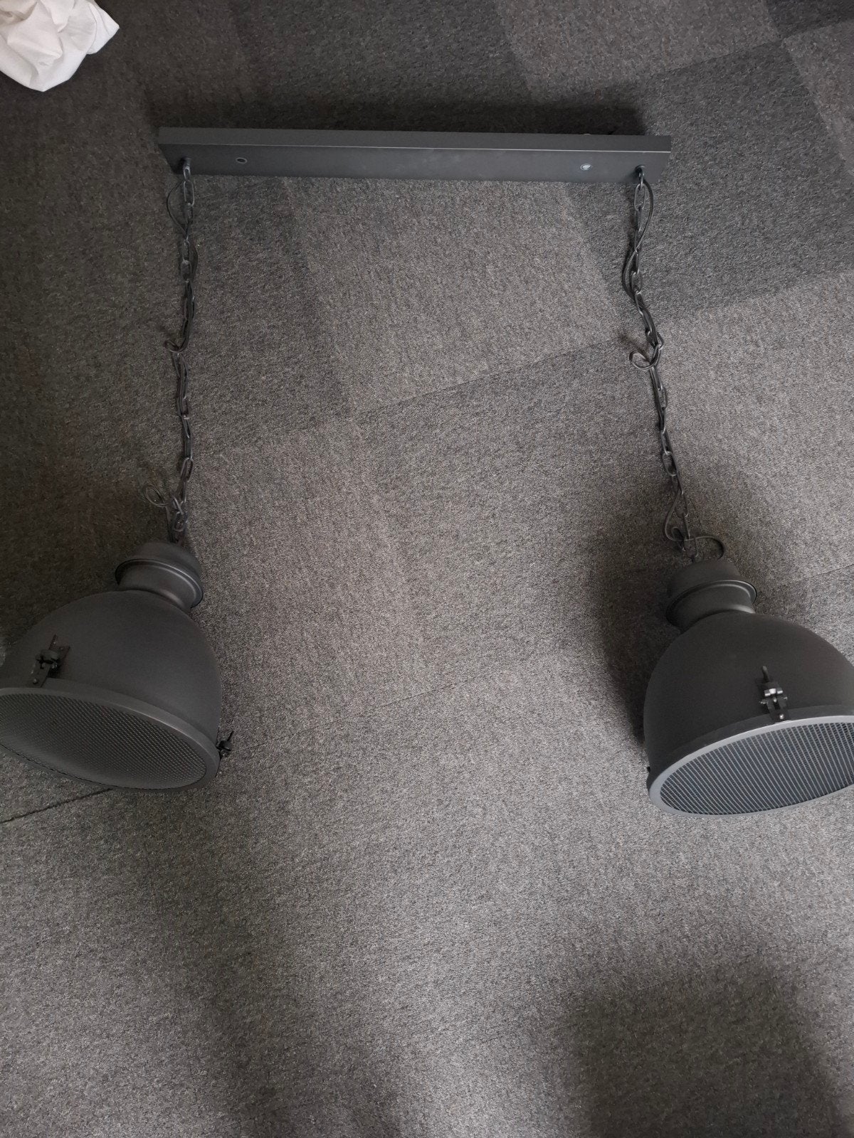 Brilliant Industriële Hanglampen antraciet, Ophalen, E27 (groot), Zo goed als nieuw, Metaal