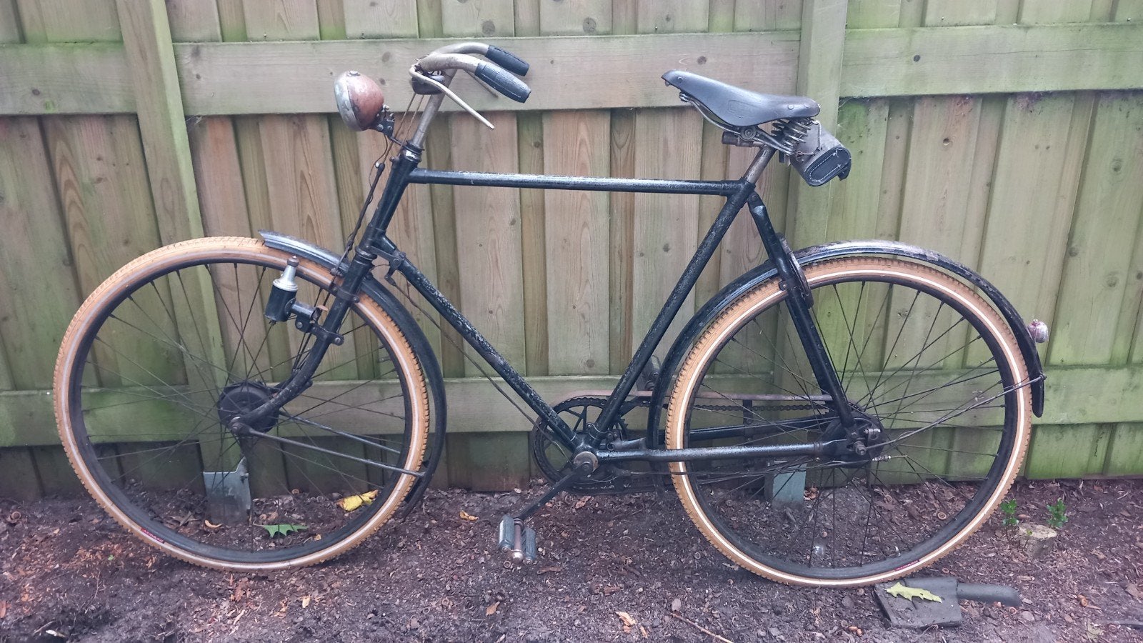 Simplex Amsterdam fiets uit de oorlogsjaren, Ophalen, Jaren '40, Simplex, 55 tot 59 cm