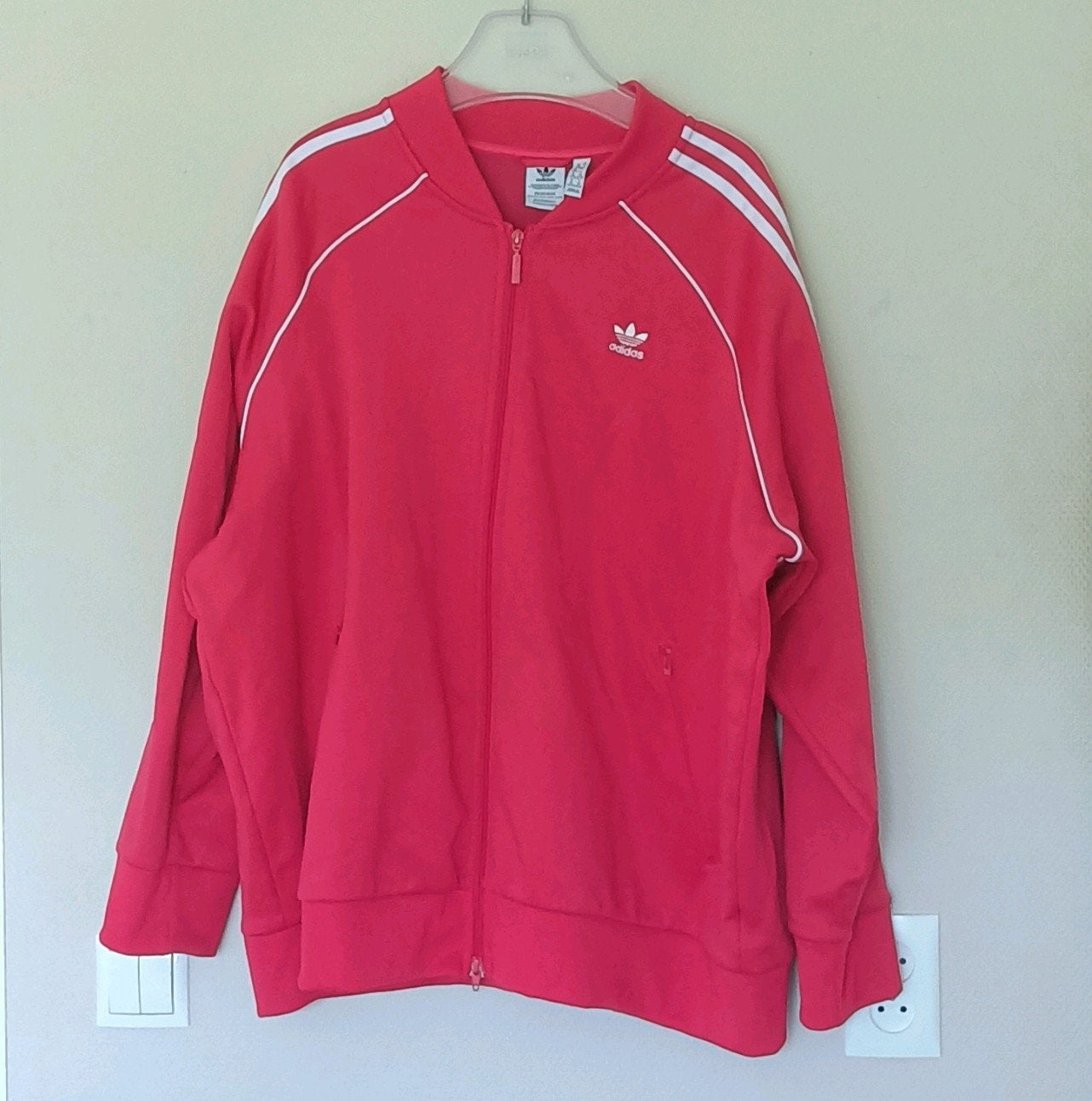 Adridas vest roze maat 3XL 54-56, Ophalen of Verzenden, Zo goed als nieuw, Roze, Trui of Vest