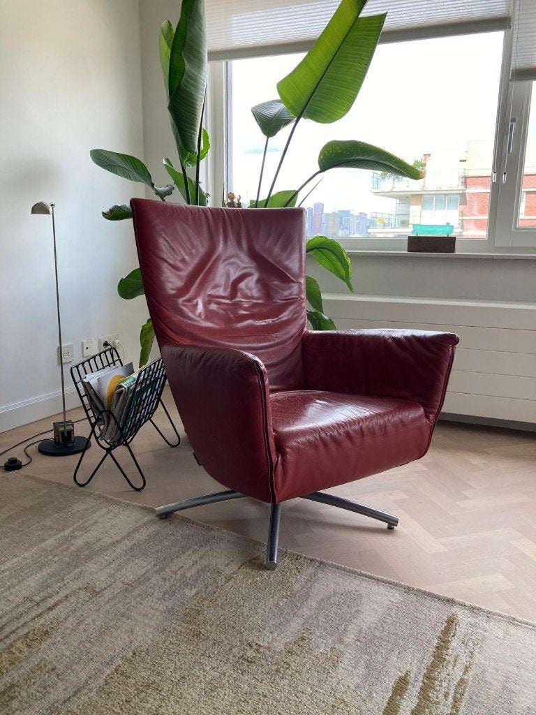Label Foxx fauteuil - Gerard van den Berg, Huis en Inrichting, Fauteuils, Ophalen, Modern, Comfortabel, Gebruikt, 75 tot 100 cm