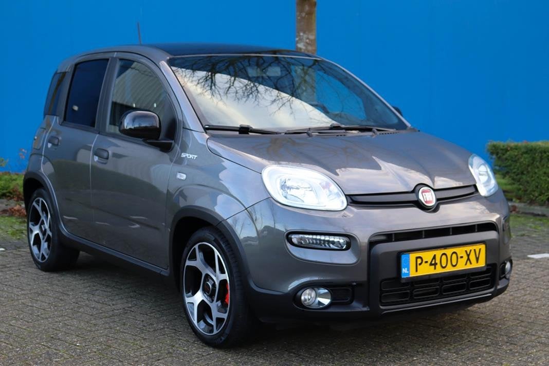 Fiat Panda 1.0 Hybrid Sport, Auto's, Fiat, Voorwielaandrijving, Panda, 4 stoelen, Leder en Stof