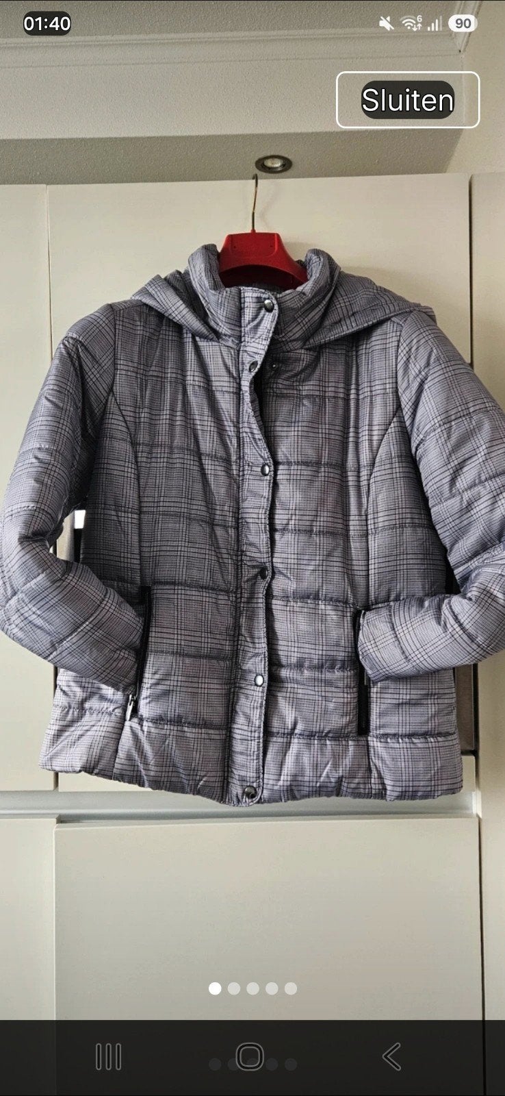 Warm Bel & Bo jack met capuchon, maat 42/44, Kleding | Dames, Bel & Bo, Ophalen of Verzenden, Zo goed als nieuw, Maat 42/44 (L)