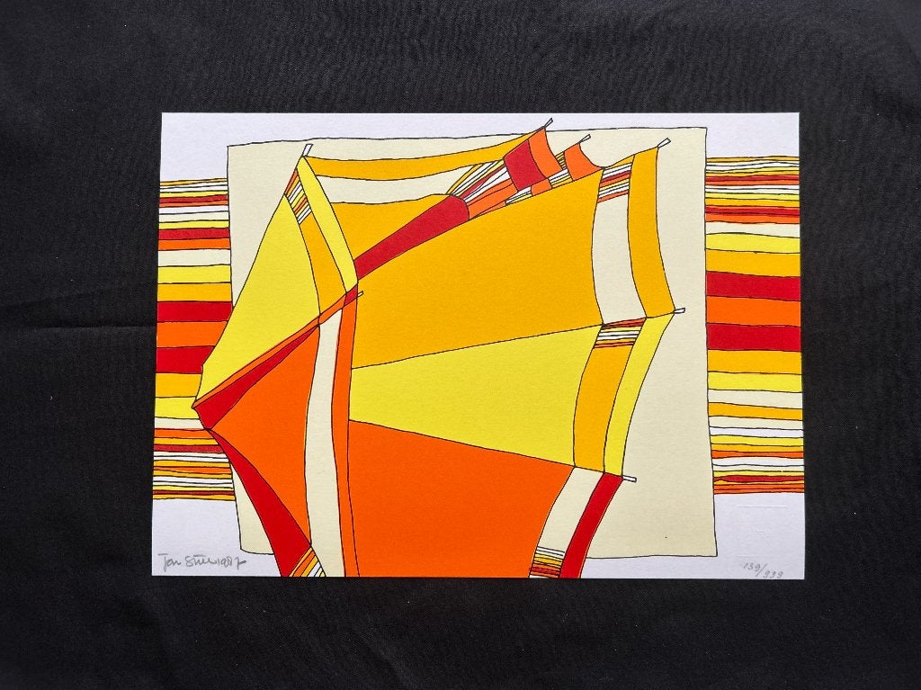 Zeefdruk Jan Stolk  ZOMEROPRUIMING, Antiek en Kunst, Verzenden