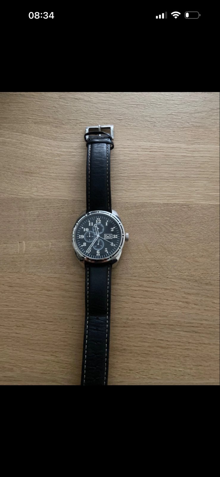 Stijlvol Herenhorloge - Dolce & Gabbana, Staal, Polshorloge, Ophalen, Overige merken