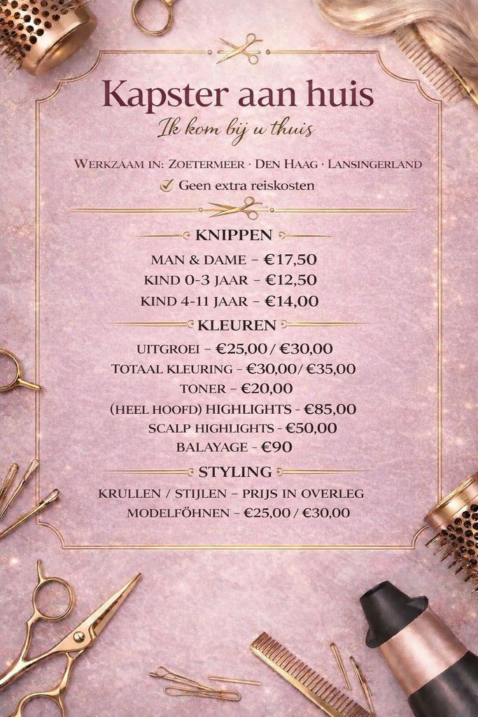 Thuis geknipt - Salon look, Overige niveaus, Starter, Overige vormen