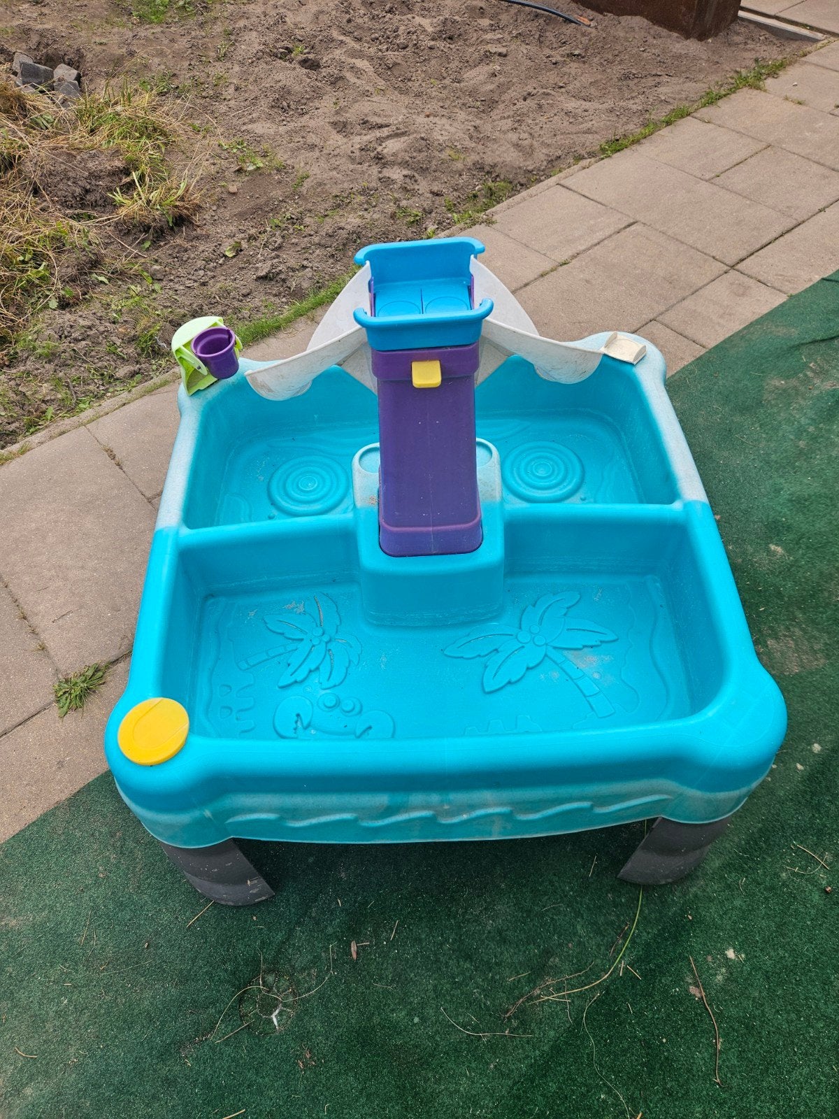 Water en zandtafel, Ophalen, Gebruikt