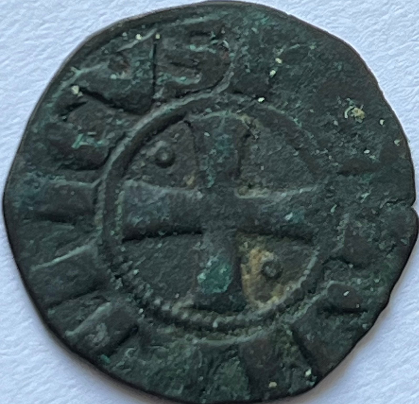 Kruisvaardersstaat Jeruzalem zeldzame denier 1163-1174, Ophalen of Verzenden, Midden-Oosten, Losse munt