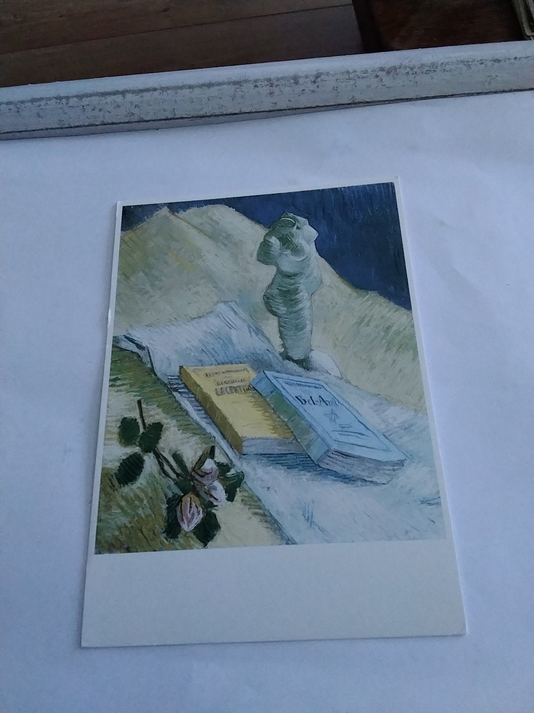 Ansichtkaart Vincent van Gogh - Stilleven met gipsbeeldje, 1980 tot heden, Ophalen of Verzenden, Zo goed als nieuw, Prent