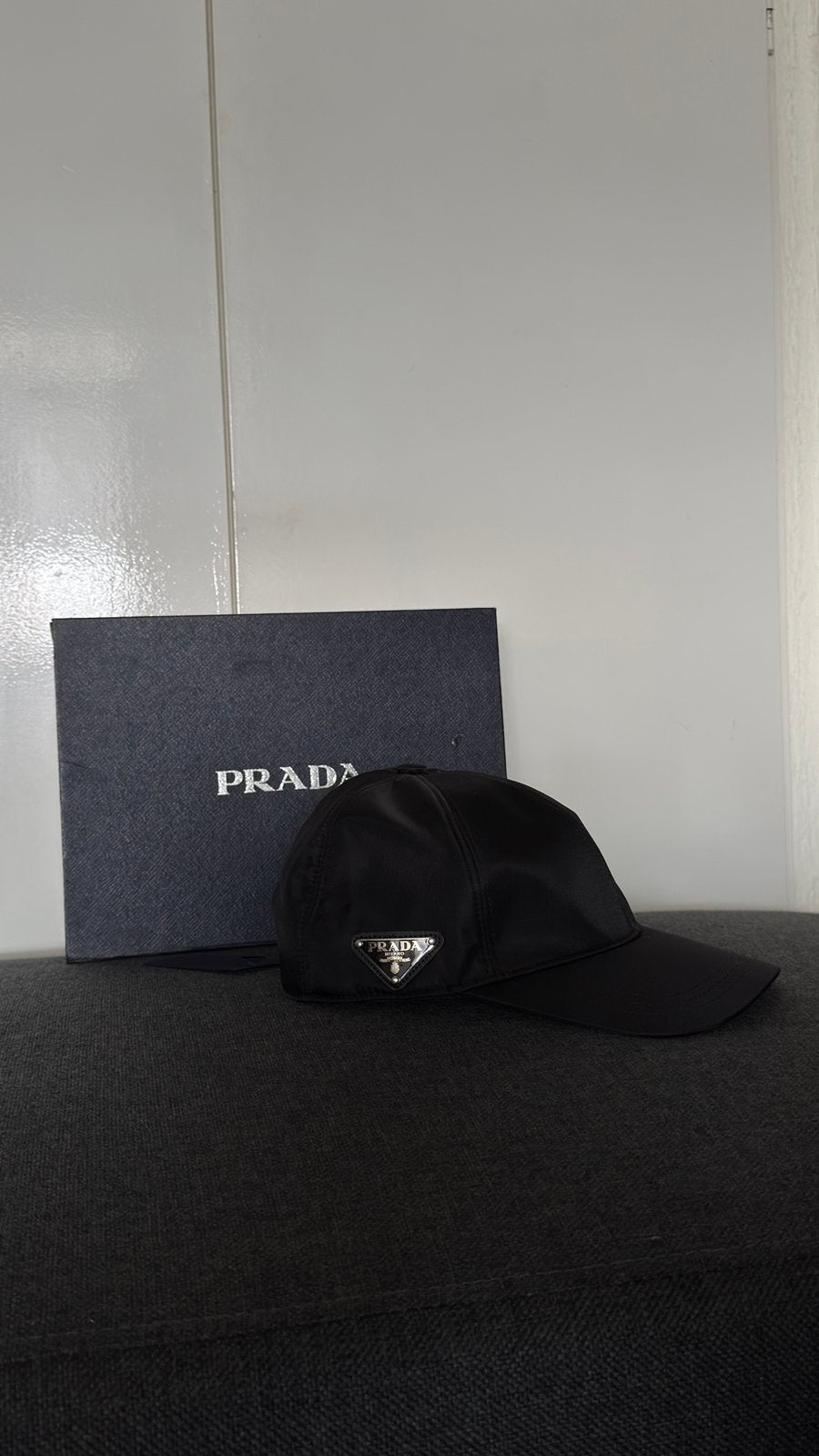 Prada Pet (Nylon Baseball) Zwart., Ophalen of Verzenden, Zo goed als nieuw