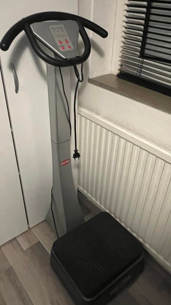 Power Maxx trilplaat met oefenboekje, Sport en Fitness, Fitnessmaterialen, Ophalen, Gebruikt, Benen, Overige typen