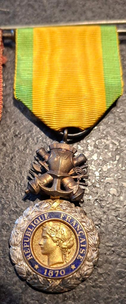 Ww1 franse medaille, Ophalen of Verzenden, Landmacht, Overige gebieden, Lintje, Medaille of Wings