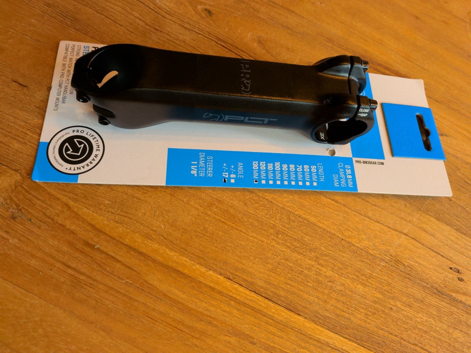 PRO Stuurpen 130mm, 17 graden, 1 1/8" Steerer Diameter, Mountainbike, Stuur, Nieuw, Ophalen of Verzenden