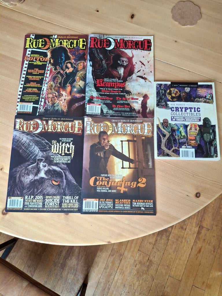 Rue Morgue Horror magazines, Verzamelen, Ophalen of Verzenden, Zo goed als nieuw, Film, Overige typen