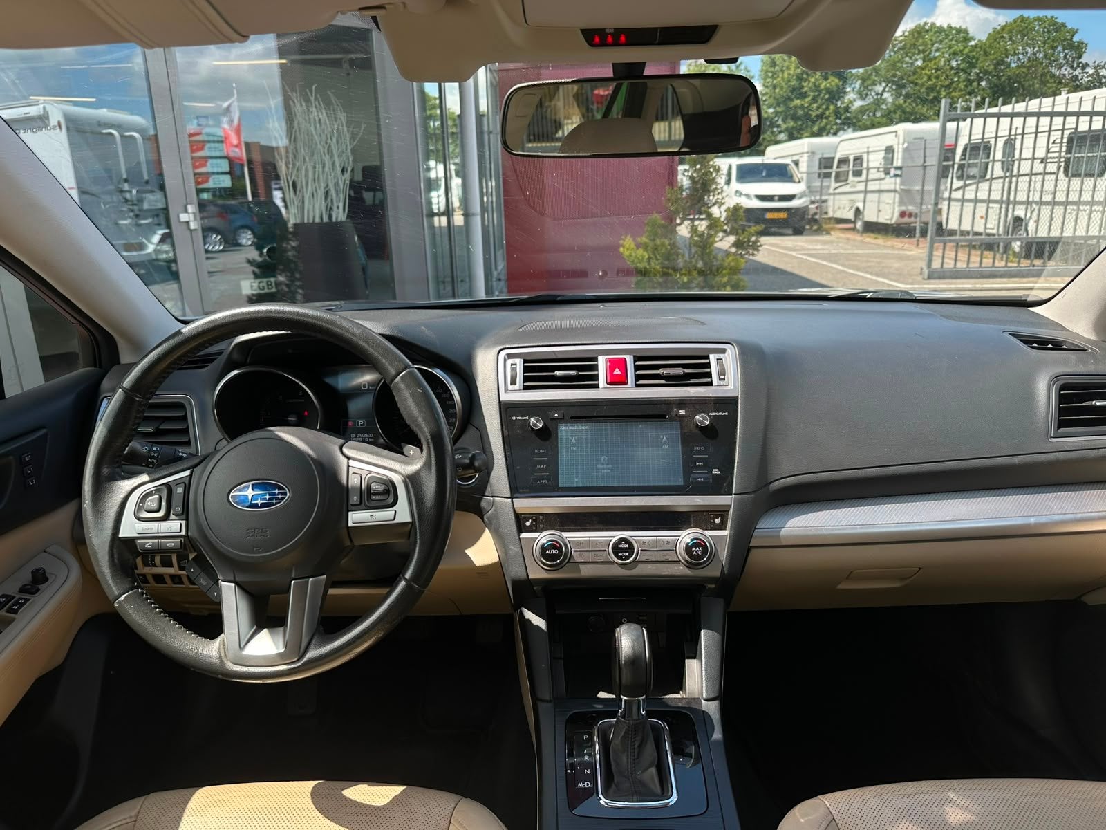 Subaru Outback 2.0D | Pano | ACC | Trekhaak (bj 2015), Auto's, Subaru, Automaat, 1998 cc, Beige, 150 pk