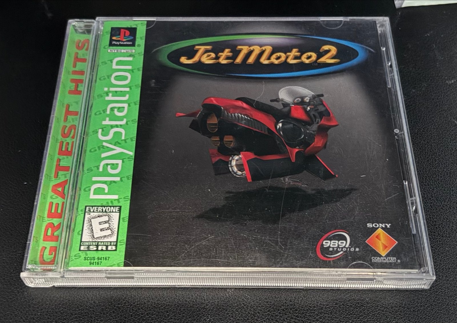 Jet Moto 2 - PlayStation 1 NTSC/UC (Amerikaanse versie), Gebruikt, Racen en Vliegen, 2 spelers, Ophalen of Verzenden