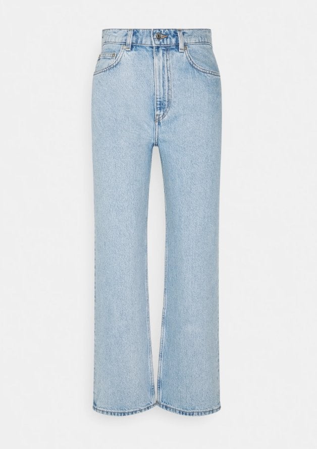 Arket rose cropped spijkerbroek jeans maat 26 XS lichtblauw, Zo goed als nieuw, W27 (confectie 34) of kleiner, Arket, Verzenden