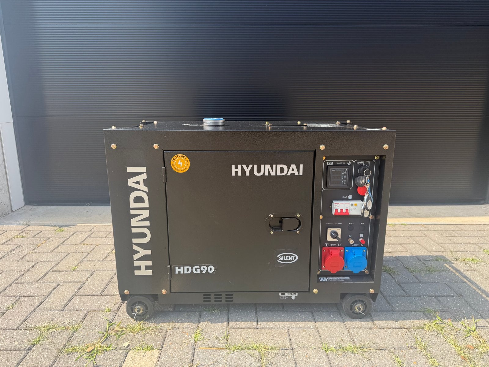 Hyundai Diesel Generator HDG90 - 7.5Kva/12HP, Ophalen, Dieselolie