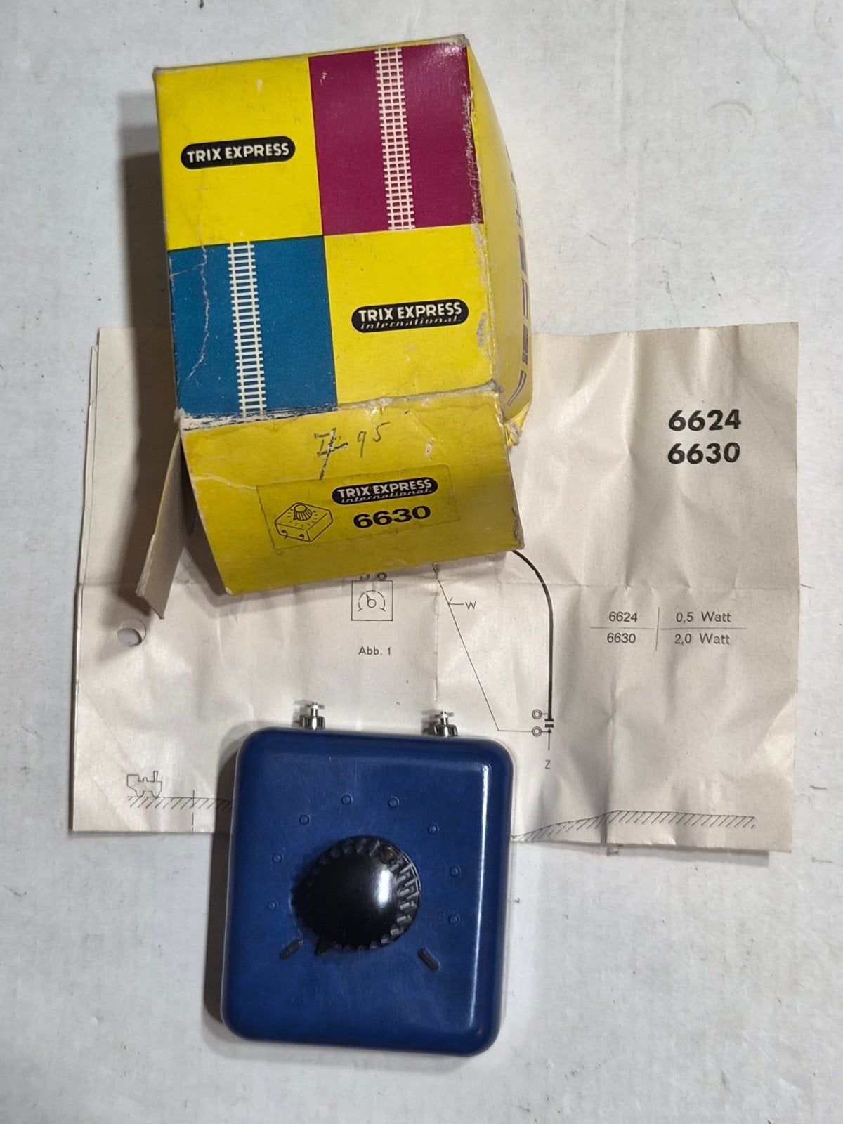 trix snelheids regelaar 6630, Ophalen of Verzenden, Gelijkstroom, Trix