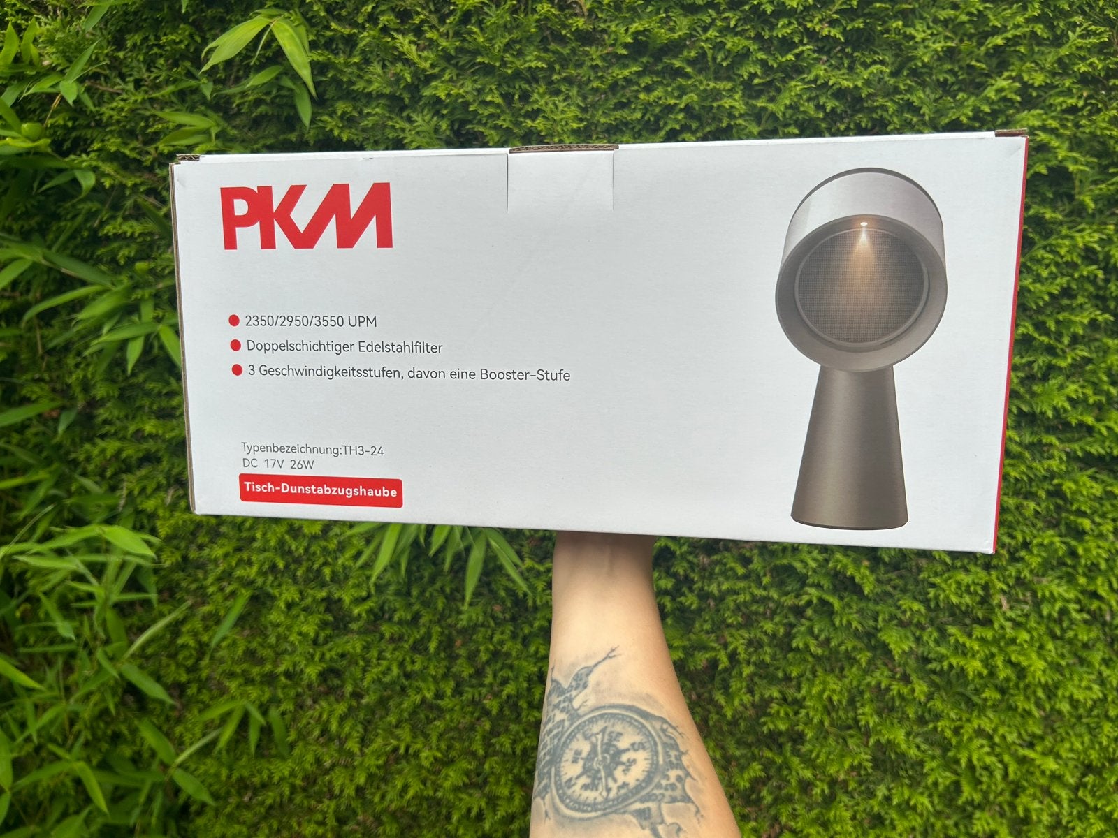 PKM TH3-24 Draagbare Tafelmodel Afzuigkap - Nieuw, Minder dan 200 m³ per uur, Verzenden, Overige typen, Nieuw