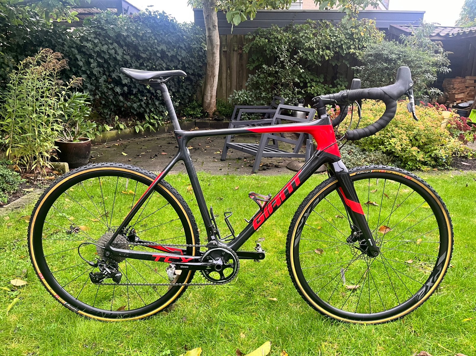 Giant TCX cross / gravelfiets L, Ophalen, Gebruikt, Carbon, 10 tot 15 versnellingen