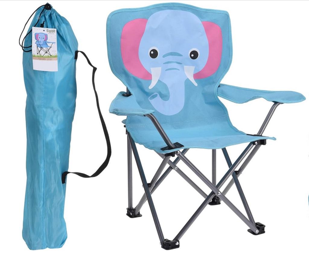 Kinder vouwstoel campingstoel olifant, Ophalen, Zo goed als nieuw, Campingstoel