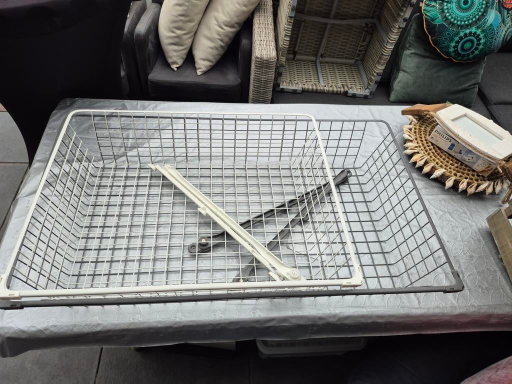 Grijze IKEA Komplement draadmand met geleiders 100x58, Ophalen, Zo goed als nieuw
