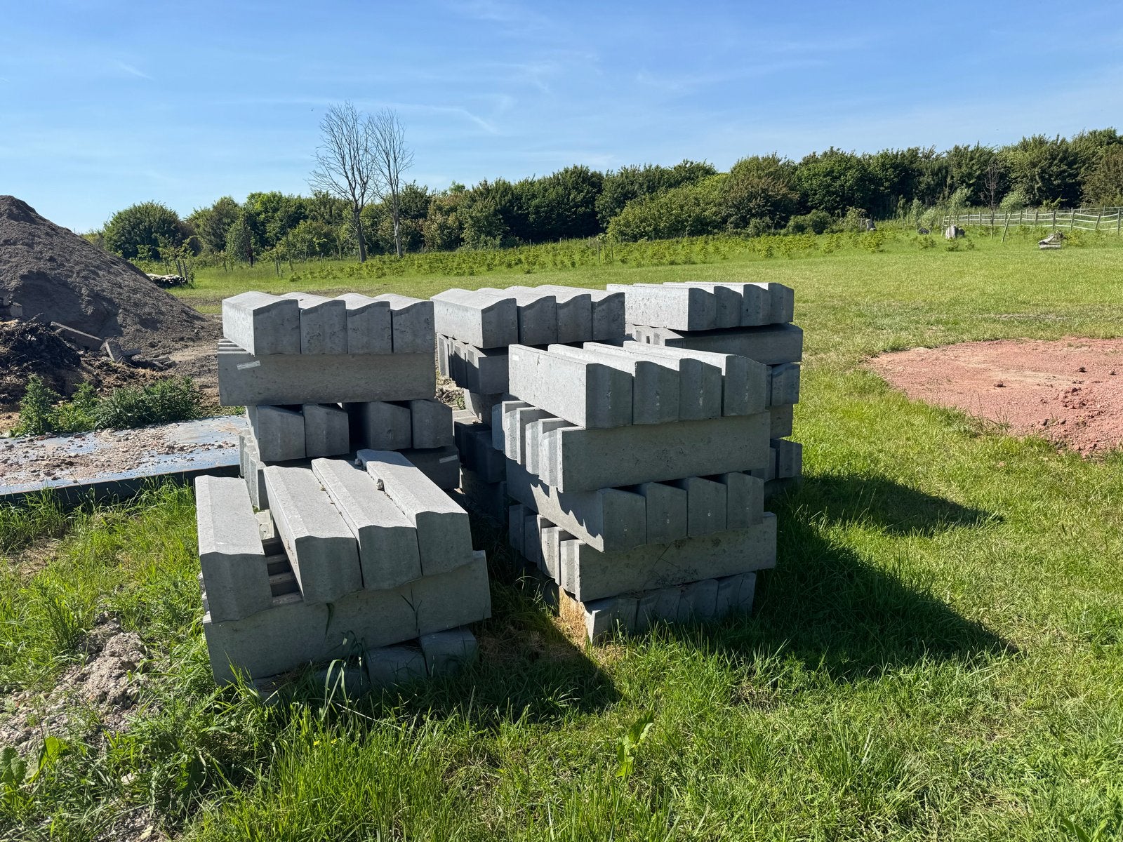 Oploopband 50/200x250x1000 mm - Deklaag grijs, Tuin en Terras, Tegels en Klinkers, Ophalen, Overige typen, Nieuw, 10 m² of meer