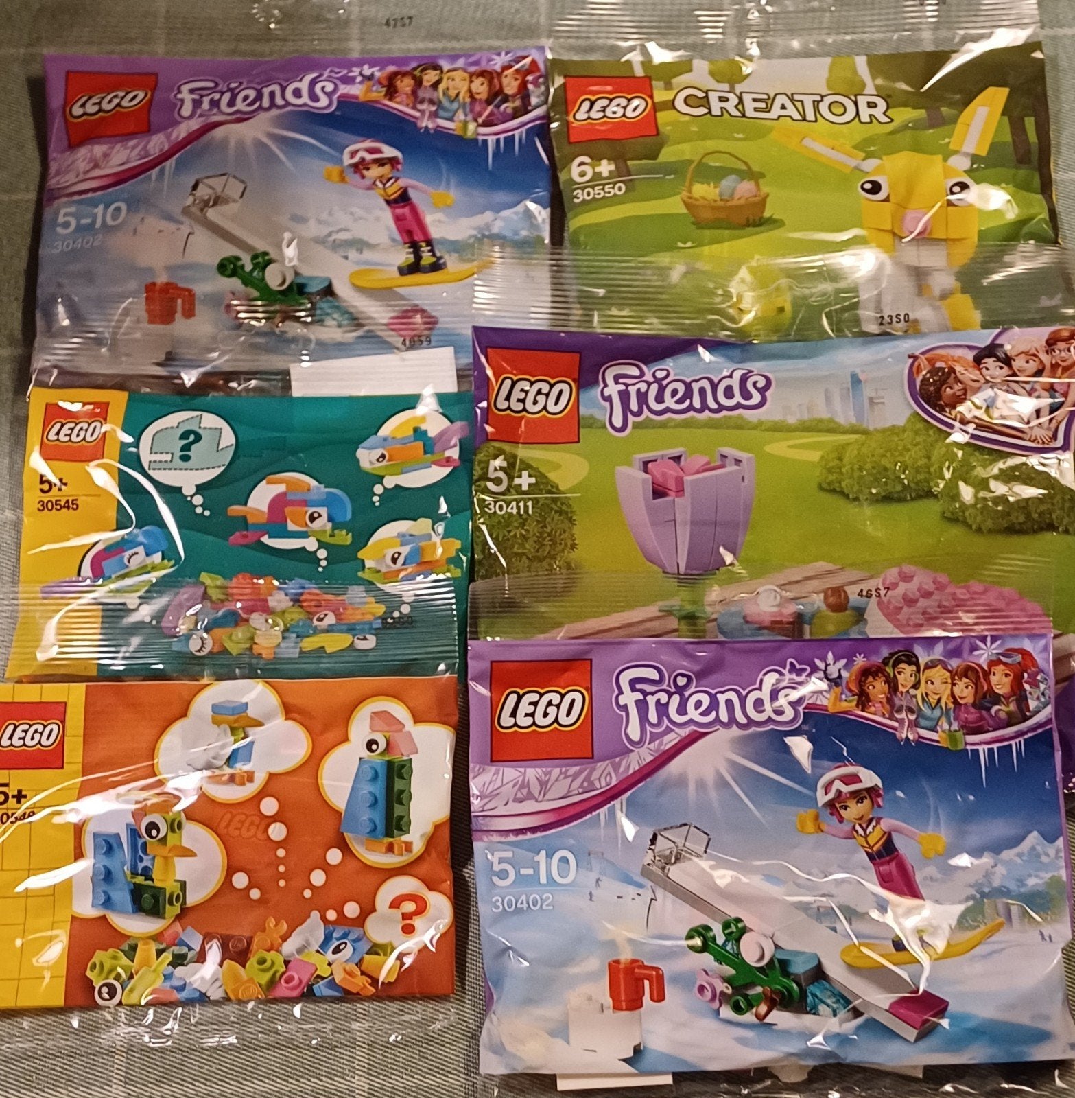Diverse LEGO Friends, Creator en Classic polybags - Nieuw!, Ongeopend/sealed, Lego, Nieuw, Ophalen of Verzenden