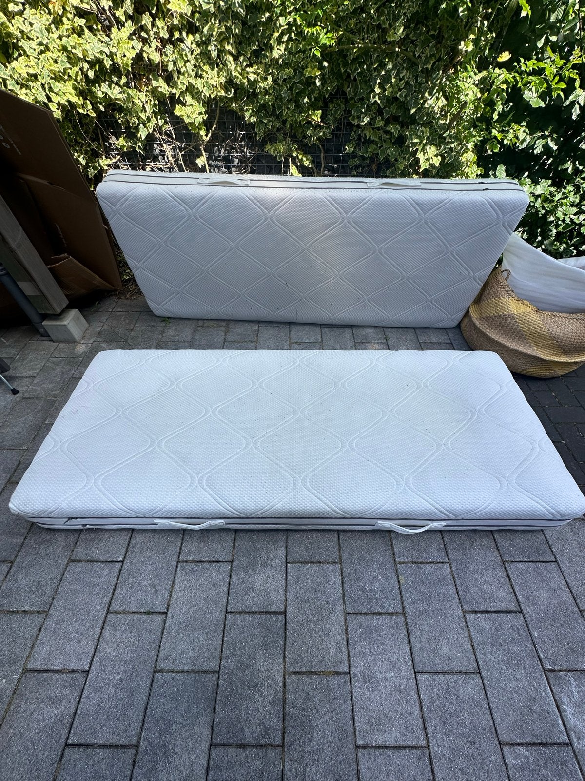 2 Leenbakker matrassen 80x200 - Gebruikt, goede staat, Huis en Inrichting, Slaapkamer | Matrassen en Bedbodems, Ophalen, Gebruikt