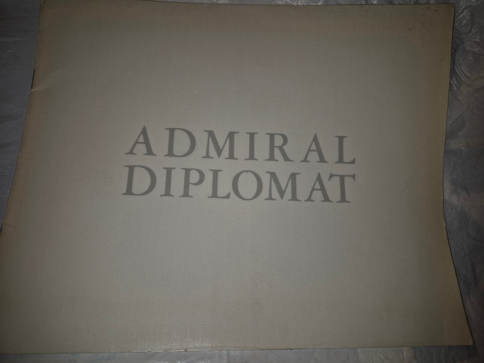 GM OPEL ADMIRAAL DIPLOMAAT ORIGINELE NEDERLANDSTALIG, Ophalen of Verzenden
