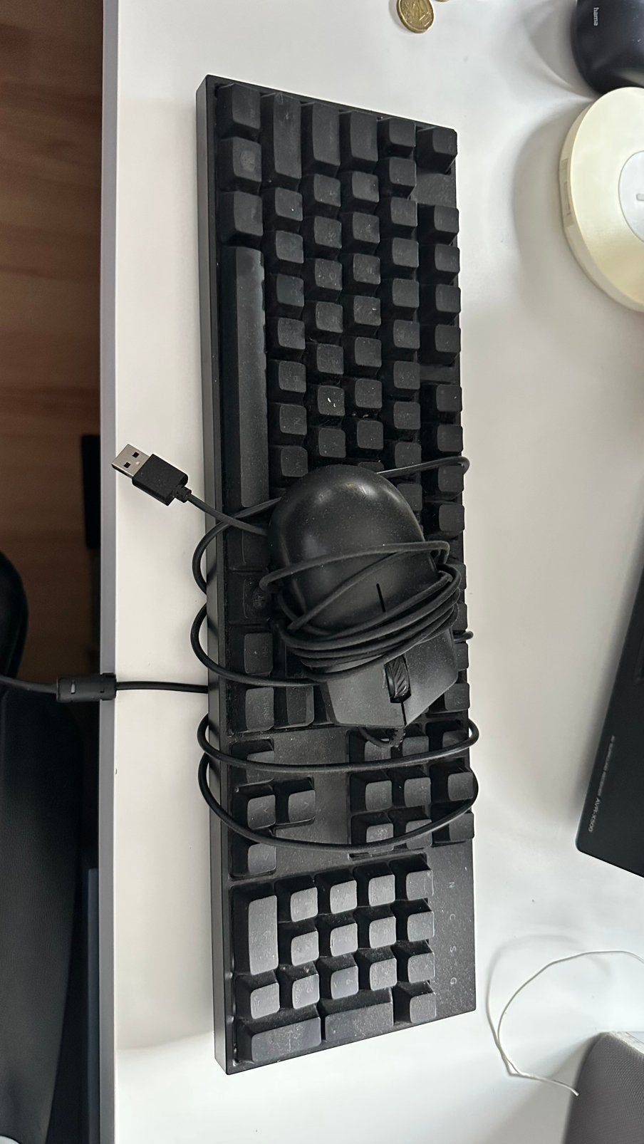 Cooler Master gaming set, Ophalen of Verzenden, Zo goed als nieuw, Qwerty, Toetsenbord en muis-set