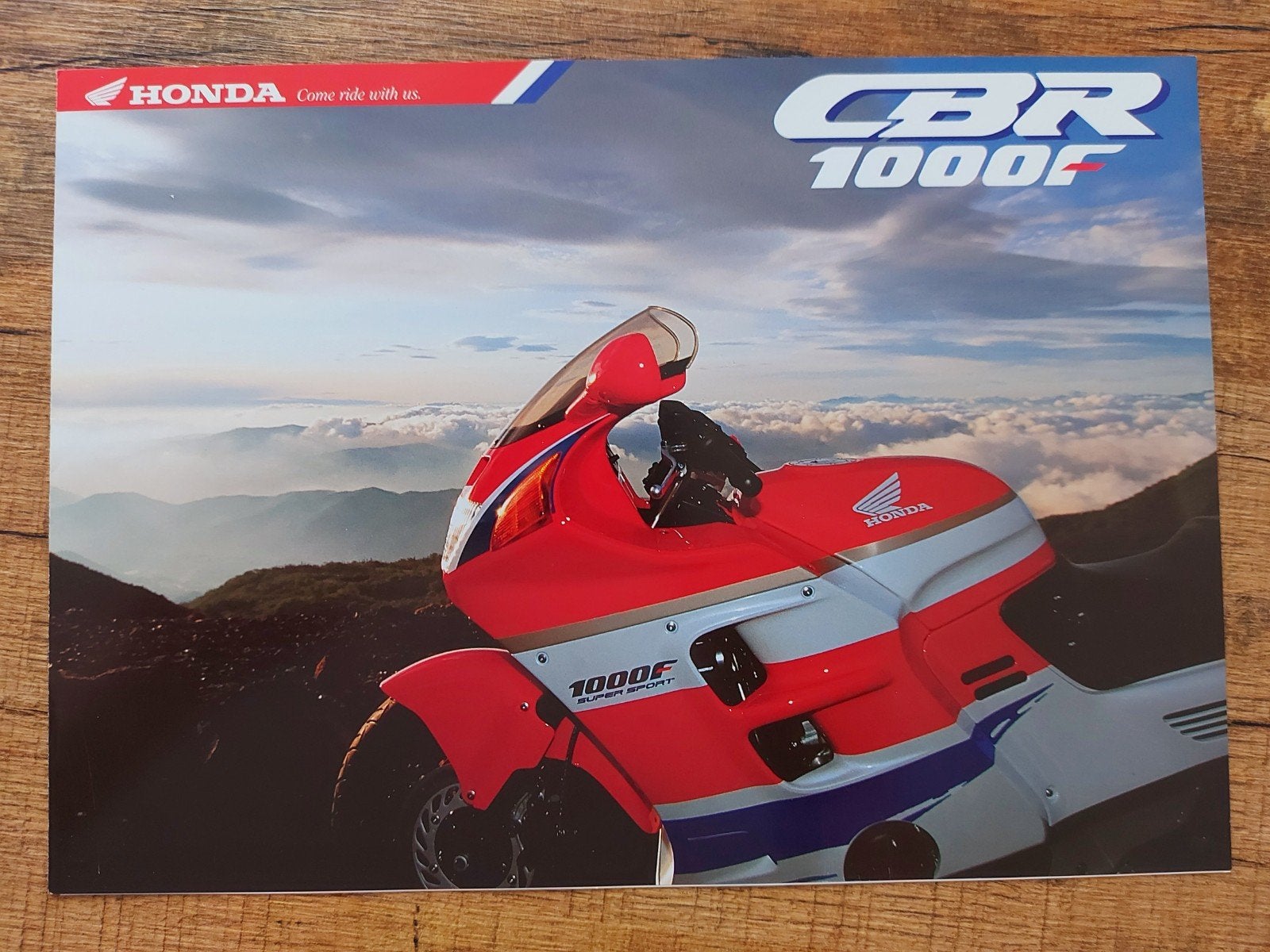 Honda CBR 1000 F motorfiets folder NL, Ophalen of Verzenden, Honda