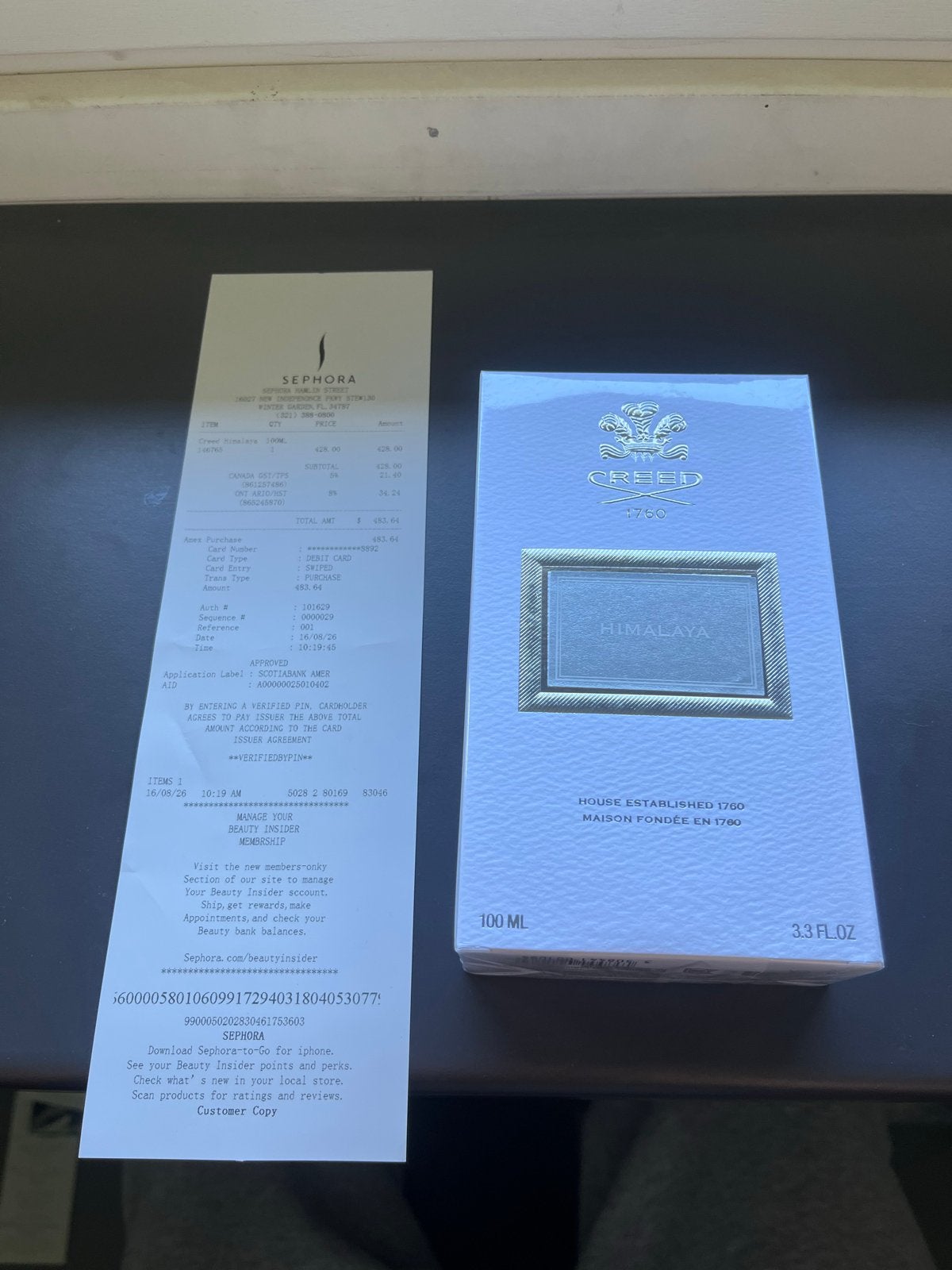 Creed Aventus Himalaya Eau de Parfum 100ml/3.3oz Nieuw, Ophalen of Verzenden, Nieuw