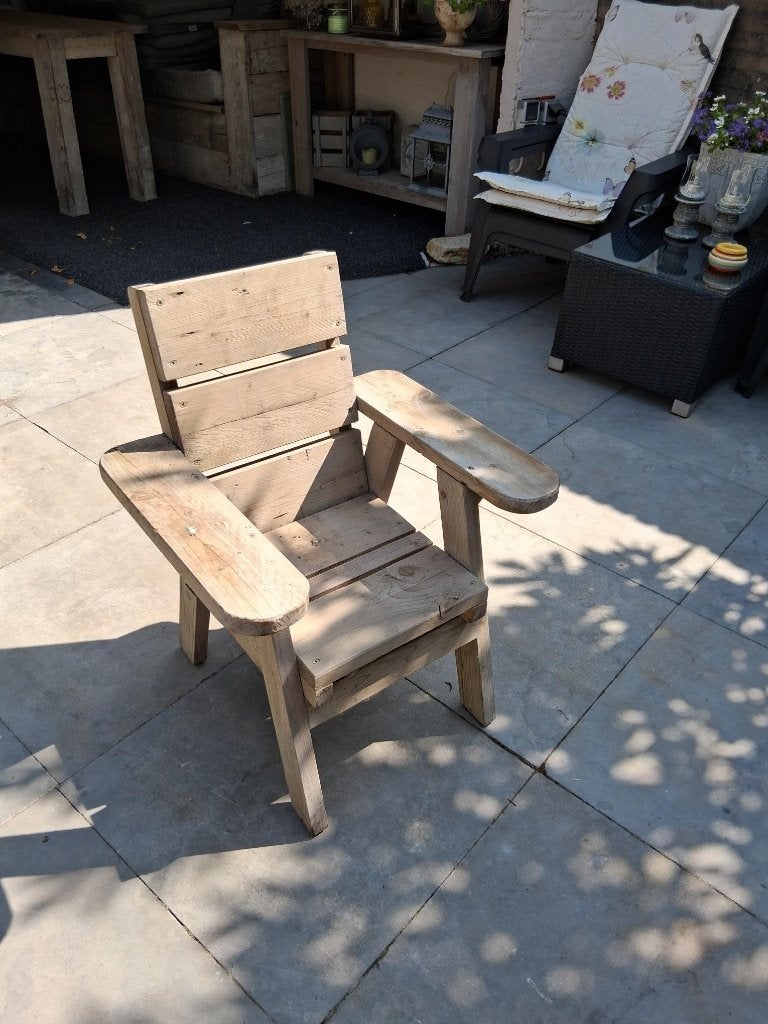 KINDERTUINSTOEL STEIGERHOUT, Ophalen, Gebruikt, Hout