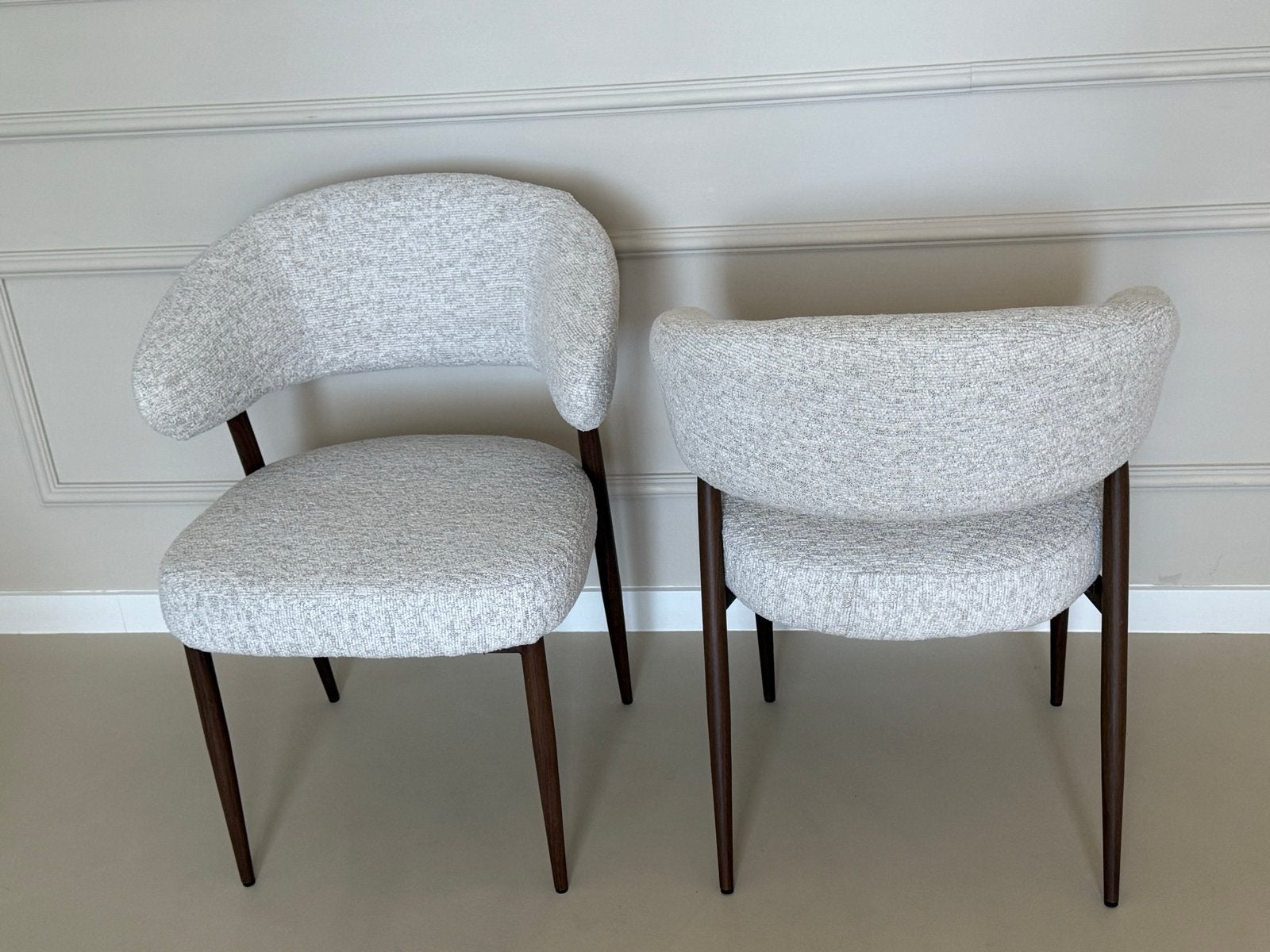 Boucle Japandi stoelen, Ophalen, Japandi, Twee, Overige kleuren