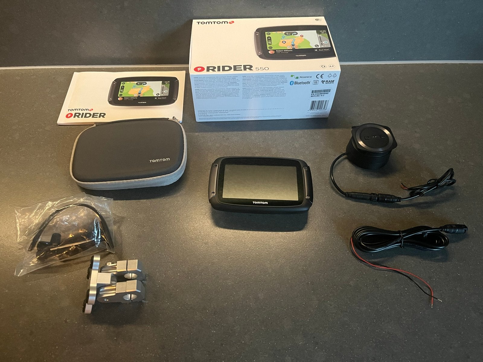 TomTom Rider 550 met BikePenR bevestiging voor BMW R1200 GSA, Ophalen of Verzenden, Zo goed als nieuw