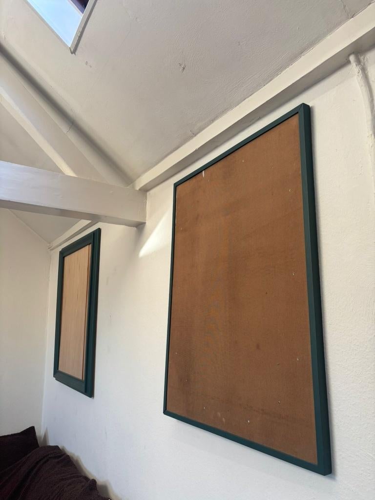 Schilderij lijsten retro vintage Harley green little greene, Ophalen