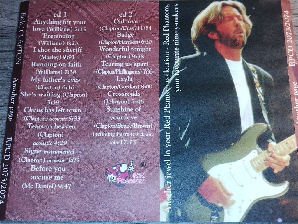 Eric Clapton - Another Page [2CD Onofficieel], Ophalen of Verzenden, Zo goed als nieuw