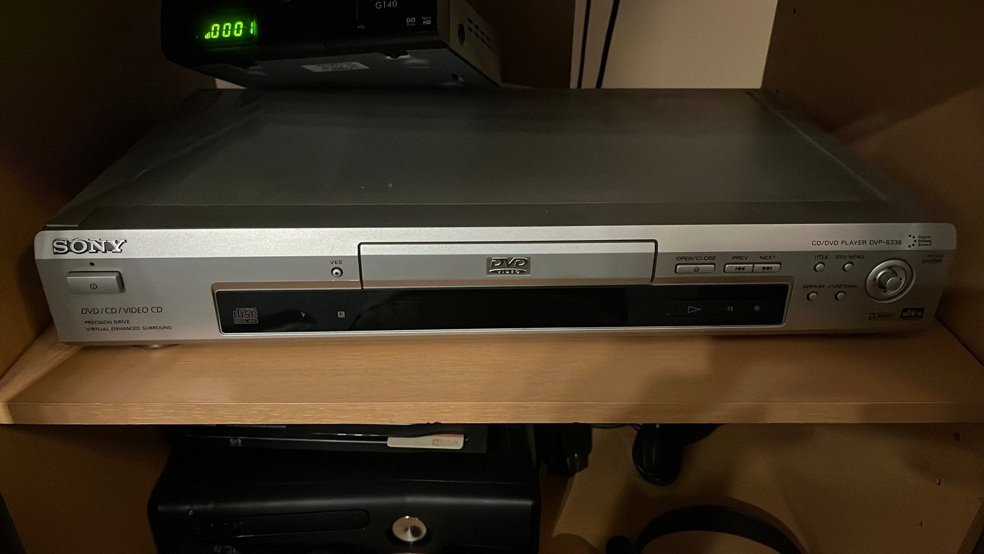 Sony DVP-S336 DVD-speler met afstandsbediening, Ophalen of Verzenden, Zo goed als nieuw, Dvd-speler, Sony