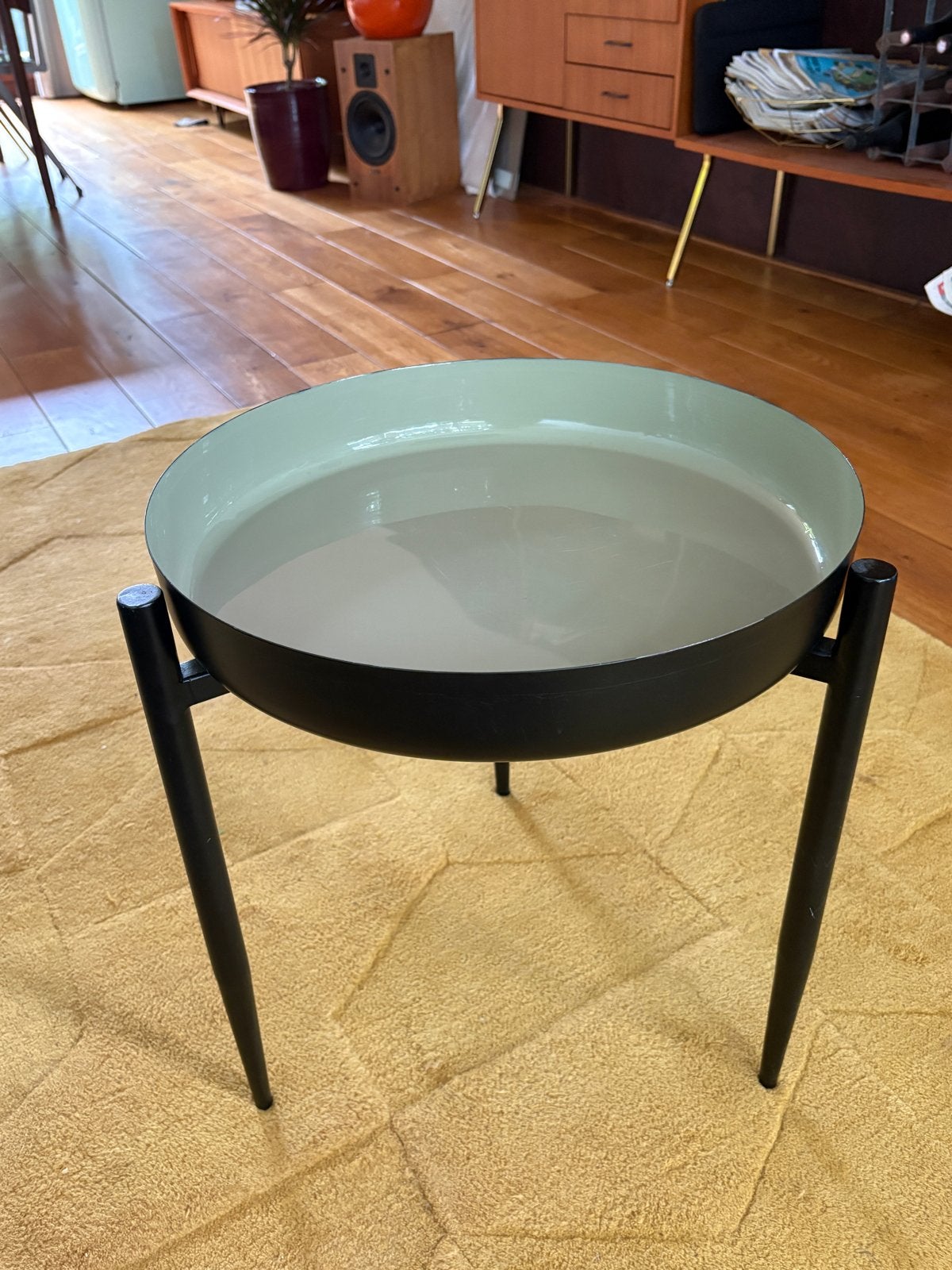 Sissy-Boy Bijzettafel - Stijlvol en Functioneel, Huis en Inrichting, Minder dan 55 cm, Metaal of Aluminium, Rond, Zo goed als nieuw