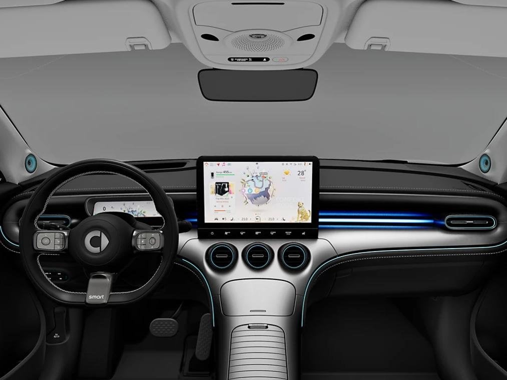 smart #3 Premium 66 kWh, Automaat, Zwart, Zwart, Leder