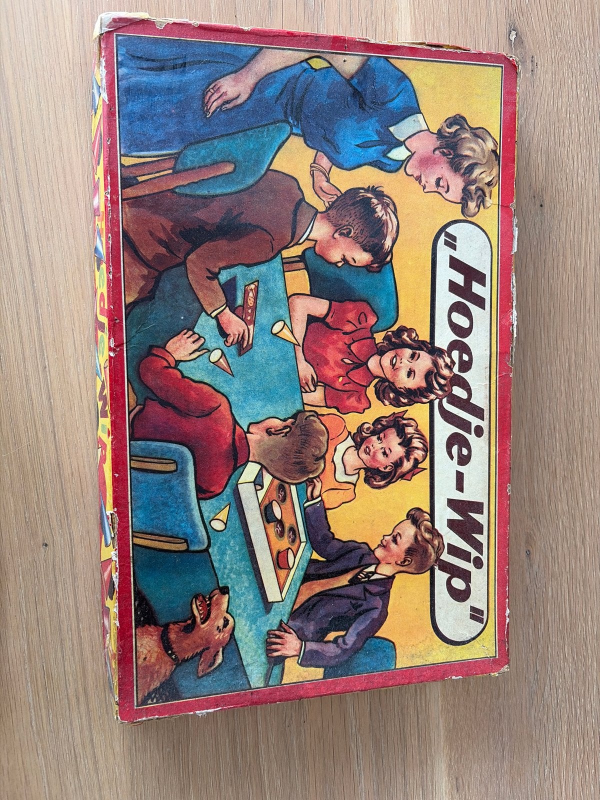 Origineel Jaren '50 Gezelschapsspel Hoedje-Wip, Hobby en Vrije tijd, Gezelschapsspellen | Bordspellen, Ophalen, Gebruikt