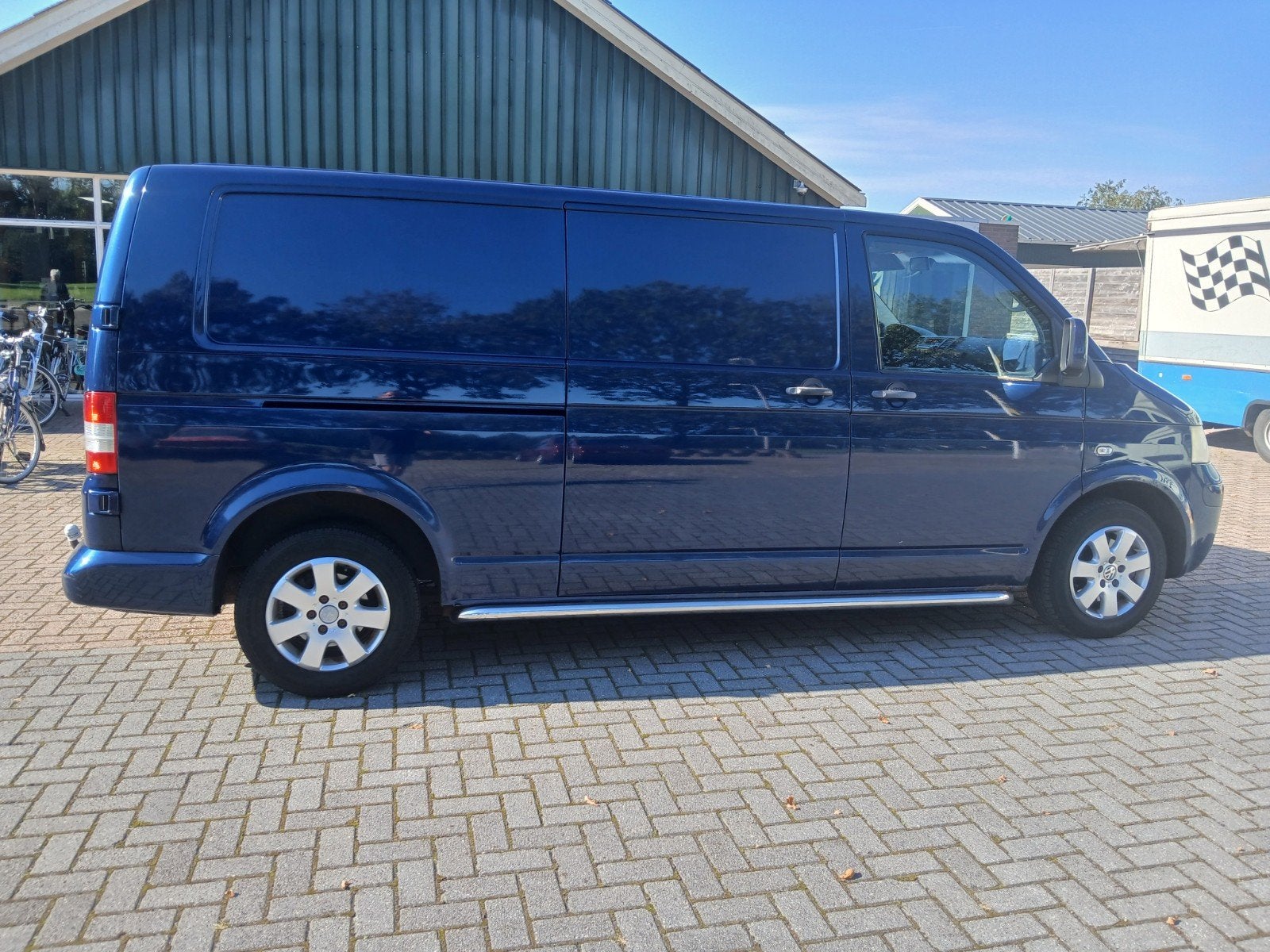 Volkswagen Transporter T5 BJ 2006, Stof, 2500 kg, Bedrijf, Grijs