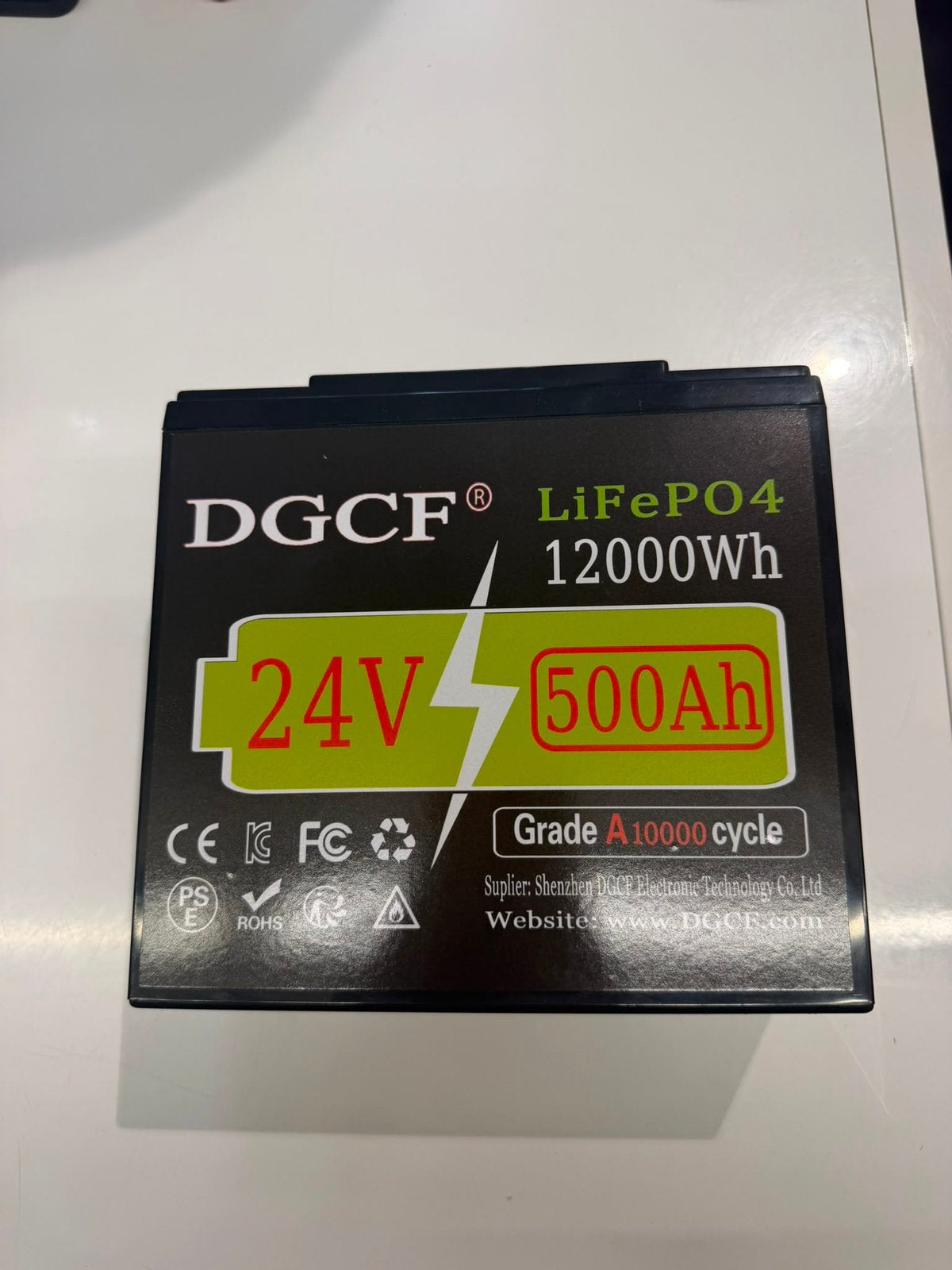 LiFePO4 accu, Ophalen, Nieuw