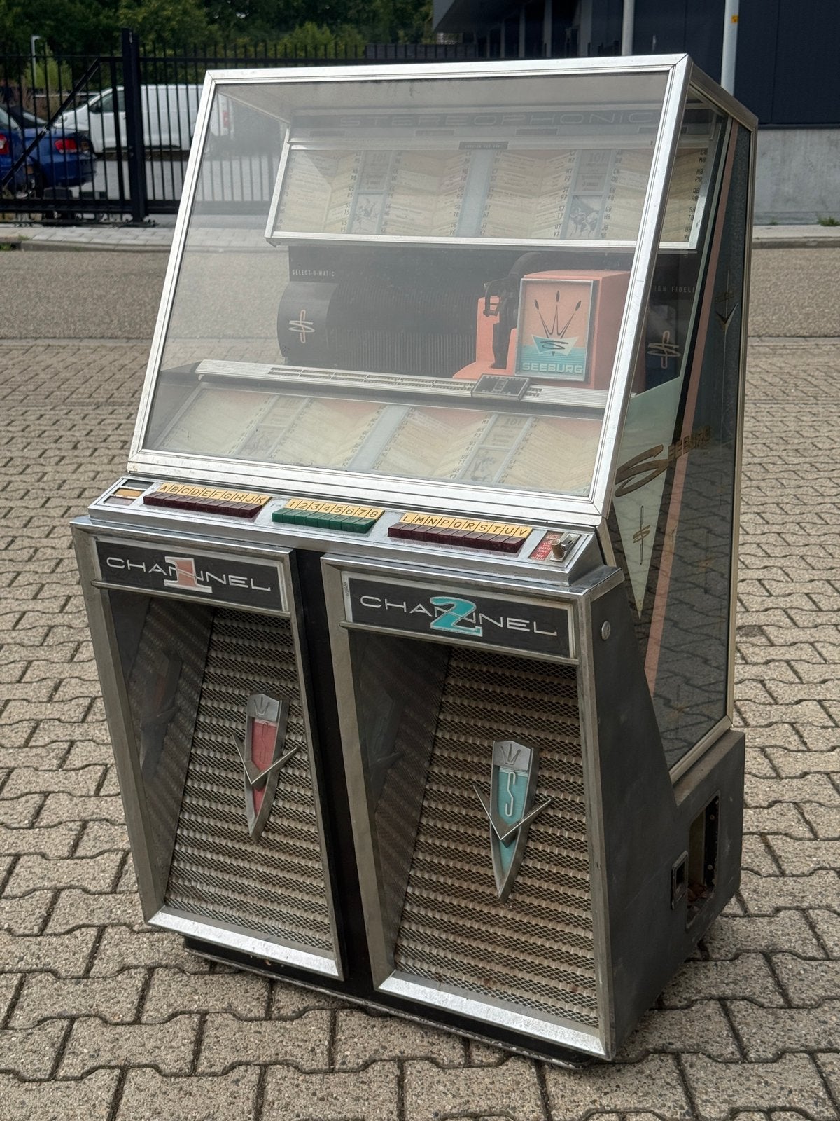 JUKEBOX DEAL: SEEBURG MODEL 222 jukebox #1., Verzamelen, Automaten | Jukeboxen, Ophalen, Gebruikt, 1950 tot 1960, Cruquius