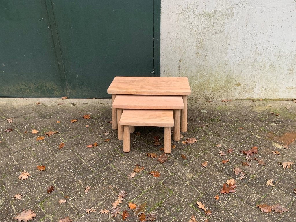 Bijzettafels | nestbaar | geschuurd, Ophalen, Huis en Inrichting